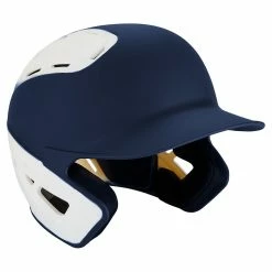 Mizuno B6 Youth Batting Helmet 2Tone - Navy White