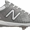 New Balance L4040v5 Low Cut Metal Cleat - Gray White 2 New Balance L4040v5 Low Cut Metal Cleat - Gray White -Rawlings Shop 19NWBMLW4040V5MTLCLTB Grey White