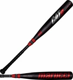 Marucci Cat9 Composite Senior League (-10) Bat - Black Red