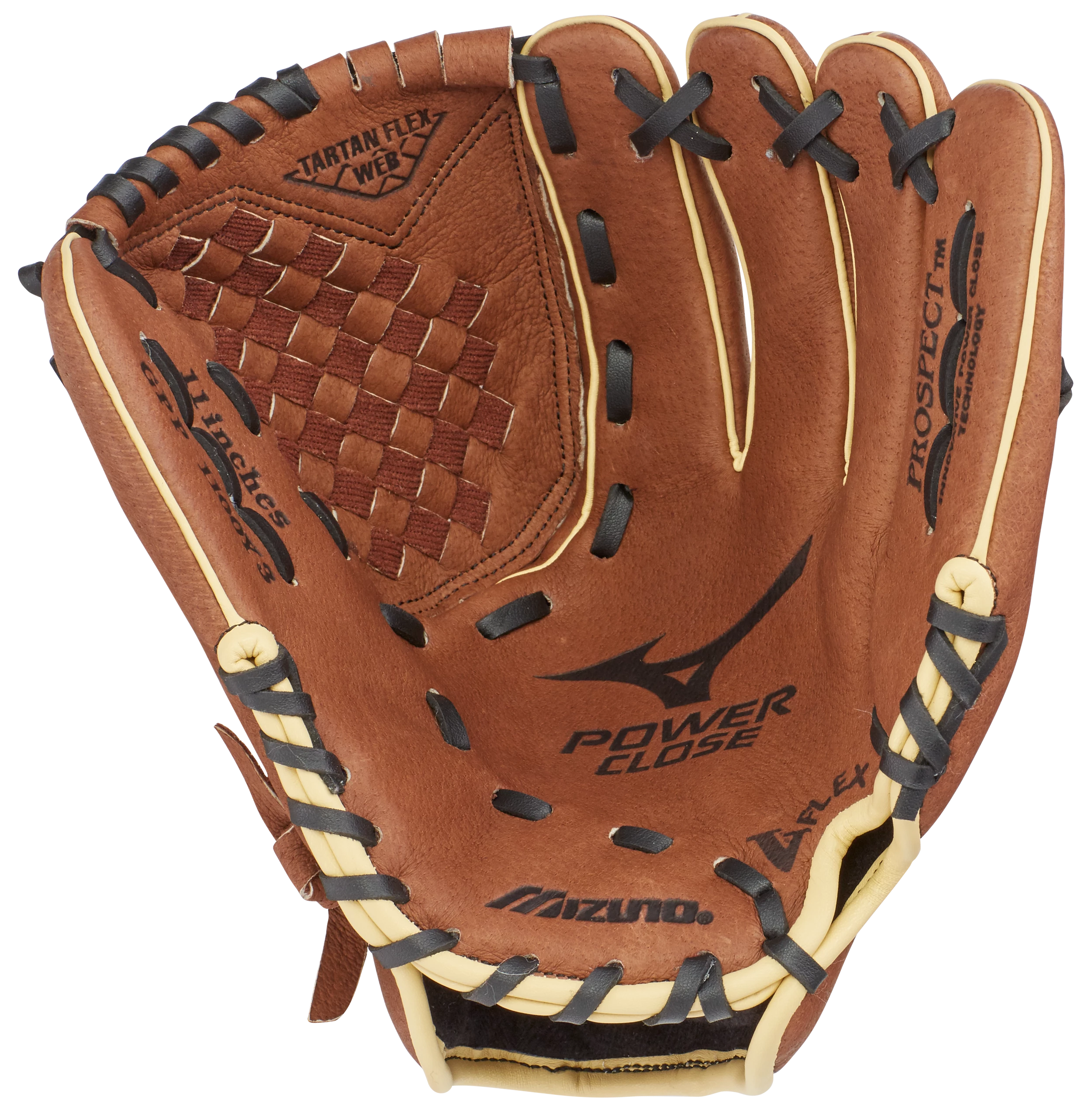 Mizuno Prospect Powerclose 11.00" Utility Glove GPP1100Y3 - Brown 4 Mizuno Prospect Powerclose 11.00" Utility Glove GPP1100Y3 - Brown - Image 2