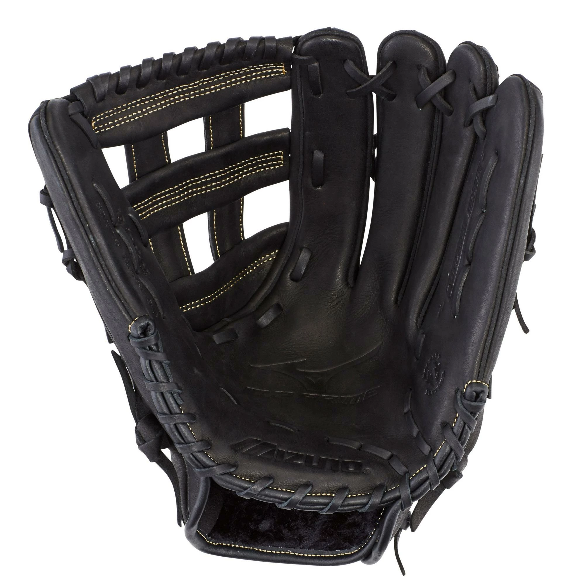 Mizuno MVP Slowpitch 13.00" Infield/Outfield Glove GMVP1300P3S - Black 4 Mizuno MVP Slowpitch 13.00" Infield/Outfield Glove GMVP1300P3S - Black - Image 2