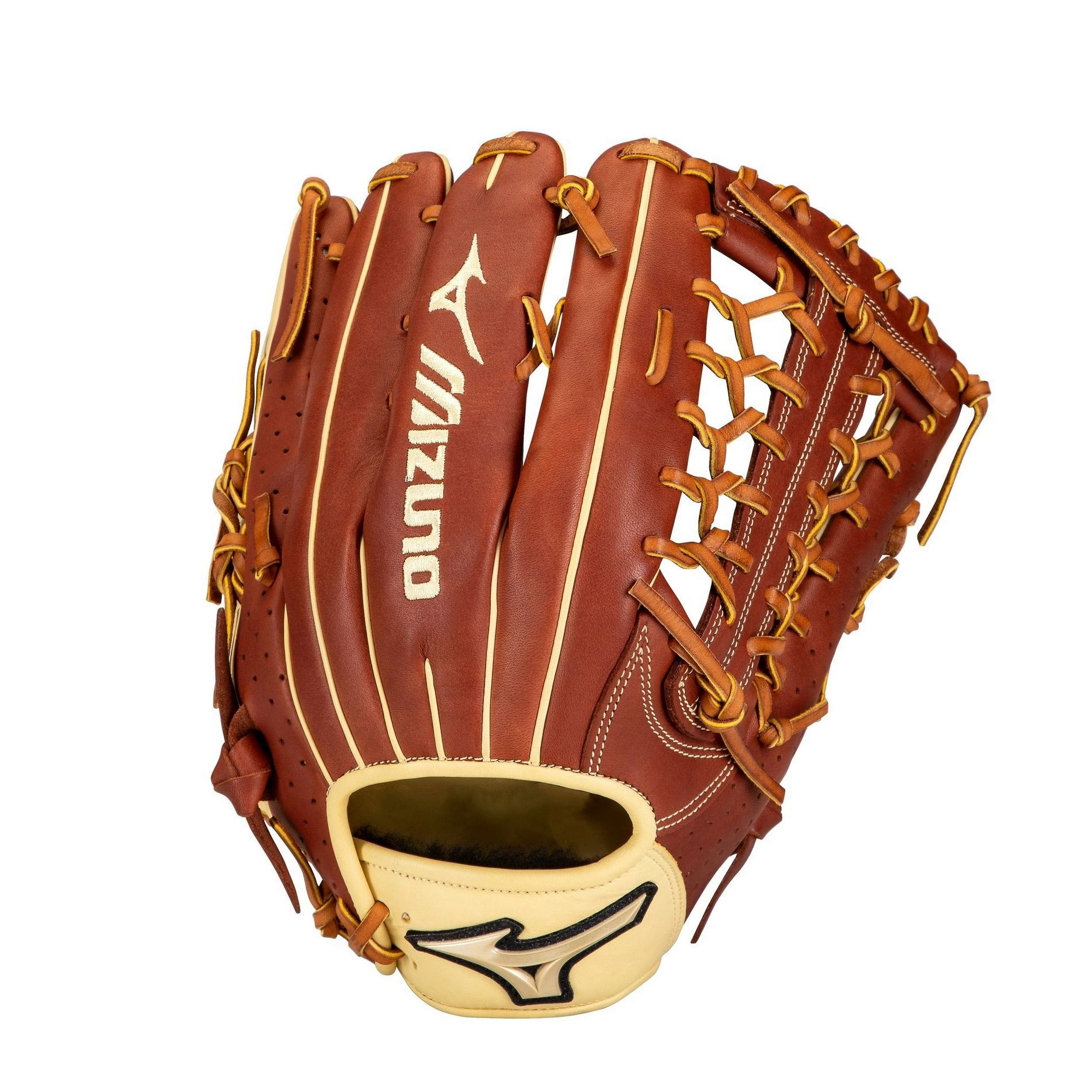 Mizuno MVP Prime 12.75" Outfield Glove GPE1275 - Mahogany Tan 3 Mizuno MVP Prime 12.75" Outfield Glove GPE1275 - Mahogany Tan