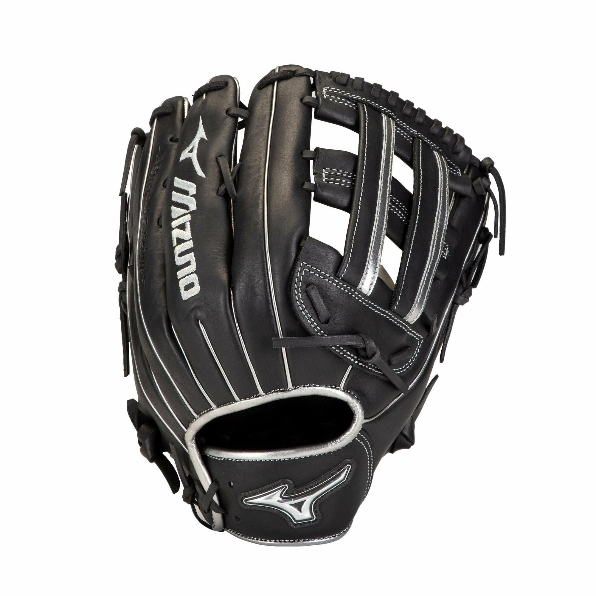 Mizuno MVP Prime SE 13.00" SP Utility Glove - Black Silver 3 Mizuno MVP Prime SE 13.00" SP Utility Glove - Black Silver