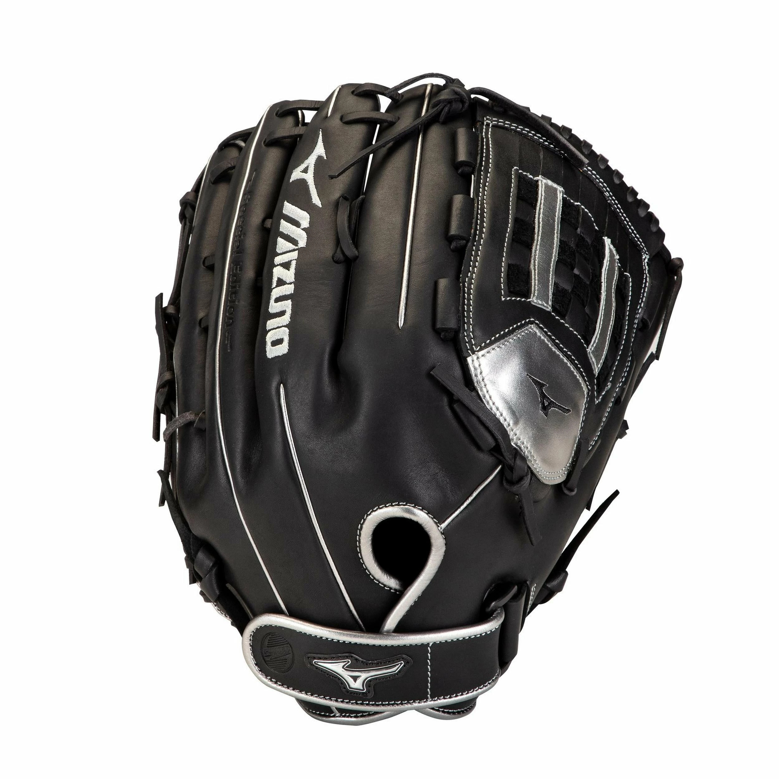 Mizuno MVP Prime SE 14.00" SP Utility Glove - Black Silver 3 Mizuno MVP Prime SE 14.00" SP Utility Glove - Black Silver