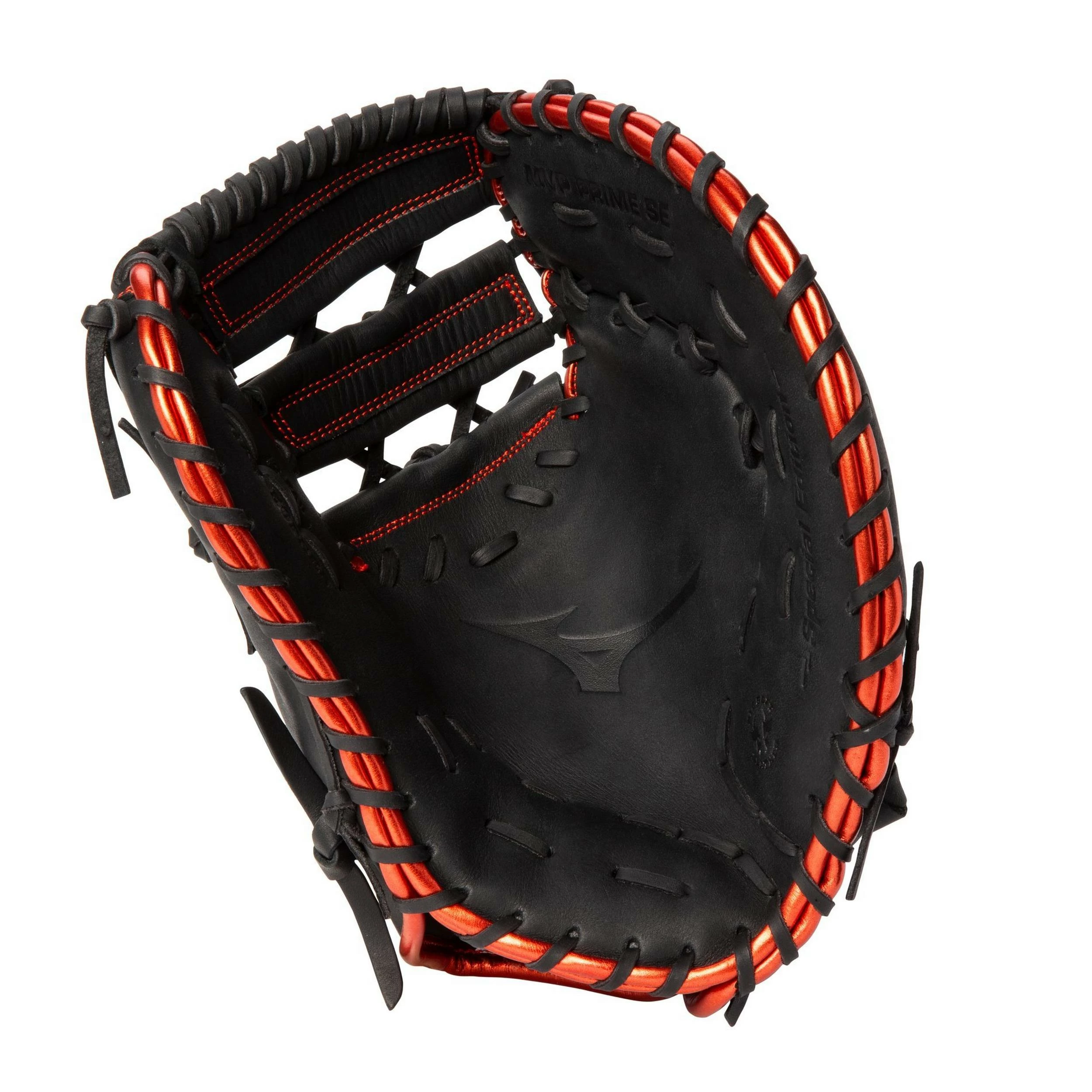 Mizuno MVP Prime SE 12.50" 1st Base Mitt - Black Red 4 Mizuno MVP Prime SE 12.50" 1st Base Mitt - Black Red - Image 2