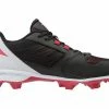 Mizuno 9-Spike Advanced Dominant TPU Low Cleats - Black Red
