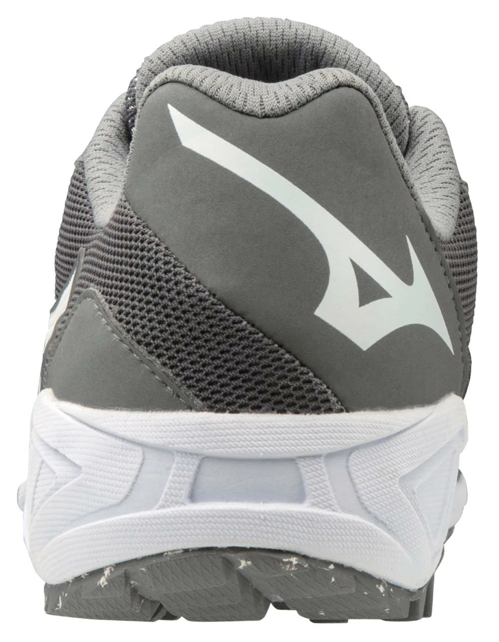 Mizuno Women's Dominant All-Surface Mid Turf Shoe - Gray White 7 Mizuno Women's Dominant All-Surface Mid Turf Shoe - Gray White - Image 5
