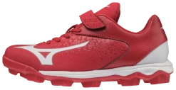 Mizuno Select Nine Low Molded Cleats - Red White