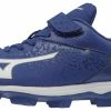 Mizuno Youth Select Nine JR Low Molded Cleats - Royal White 2 Mizuno Youth Select Nine JR Low Molded Cleats - Royal White -Rawlings Shop 320581 5200