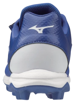 Mizuno Youth Select Nine JR Low Molded Cleats - Royal White -Rawlings Shop 320581 5200 05