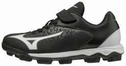Mizuno Youth Select Nine JR Low Molded Cleats - Black White