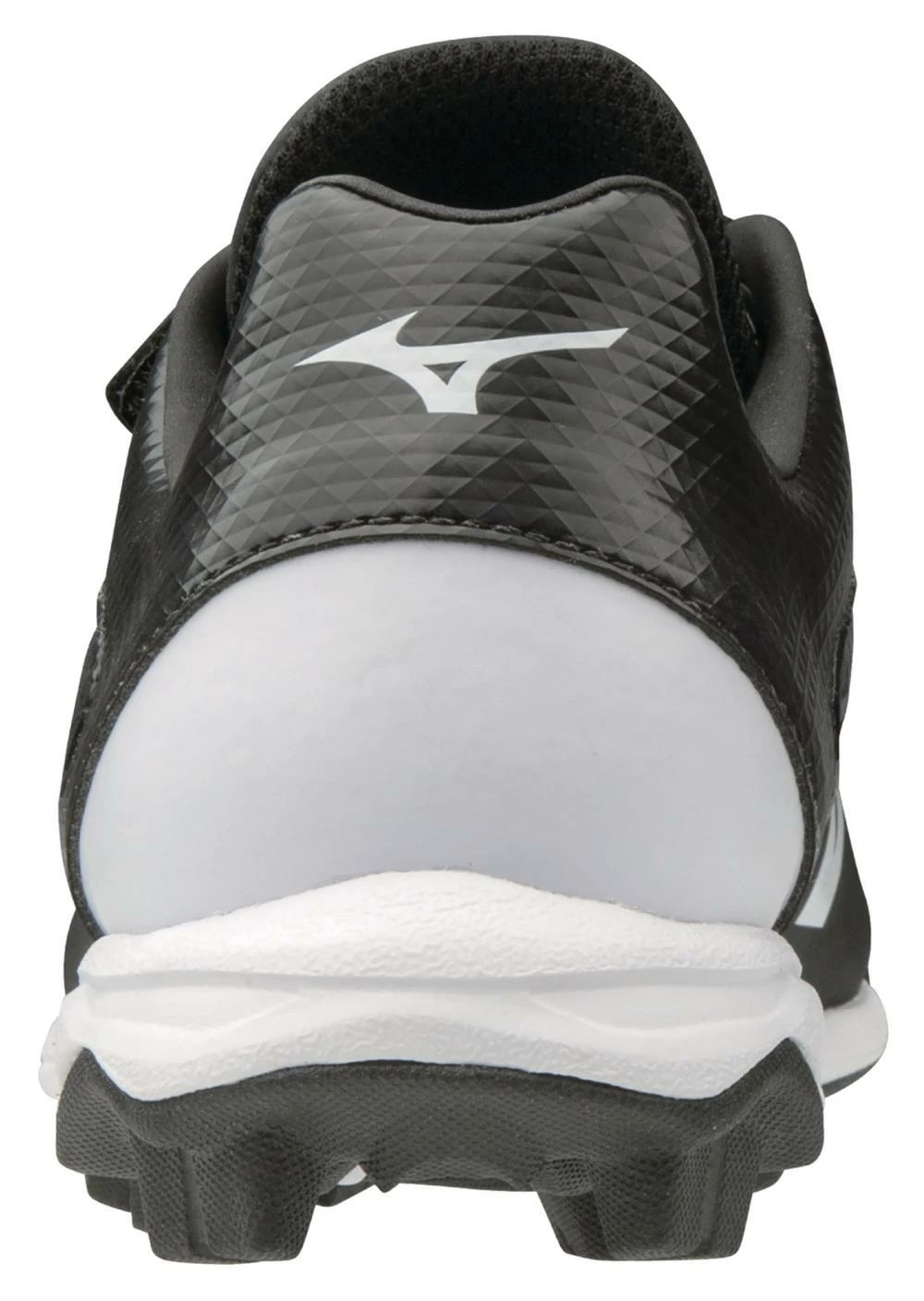 Mizuno Youth Select Nine JR Low Molded Cleats - Black White 7 Mizuno Youth Select Nine JR Low Molded Cleats - Black White - Image 5