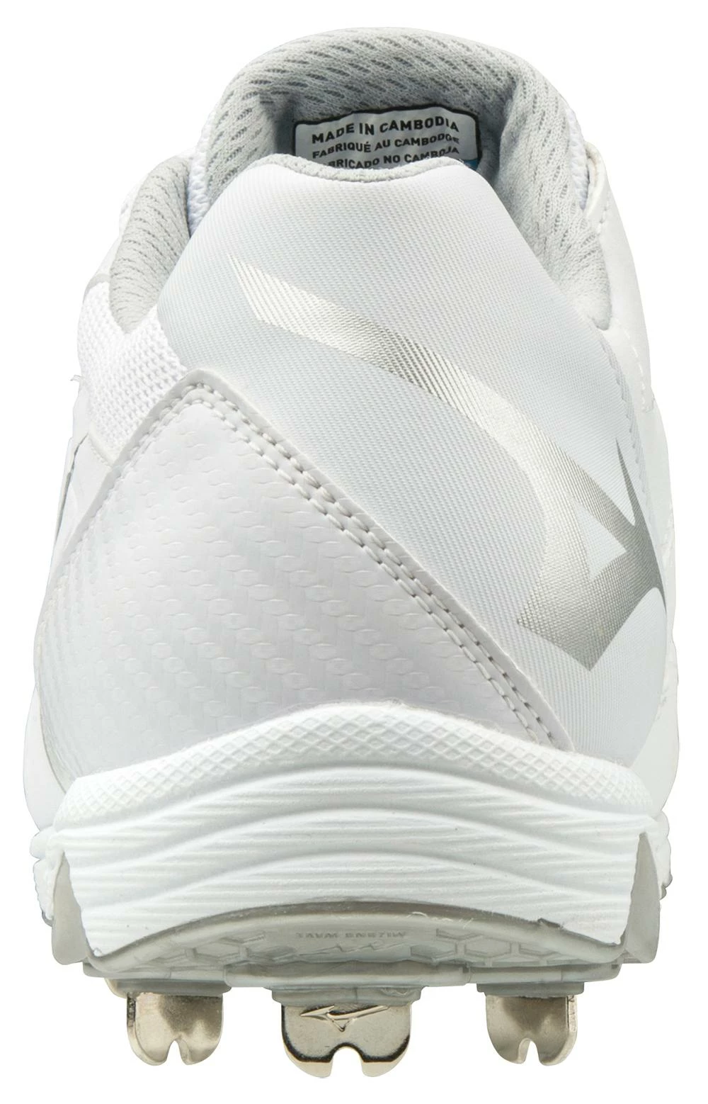 Mizuno 9-Spike Swift 6 Cleats - White 7 Mizuno 9-Spike Swift 6 Cleats - White - Image 5