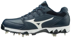 Mizuno 9-Spike Swift 6 Cleats - Navy White