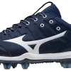 Mizuno Women's 9-Spike Advanced Finch Elite 5 FP Cleats - Navy White