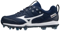 Mizuno Women's 9-Spike Advanced Finch Elite 5 FP Cleats - Navy White