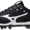 Mizuno Women's 9-Spike Advanced Finch Elite 5 FP Cleats - Black White 1 Mizuno Women's 9-Spike Advanced Finch Elite 5 FP Cleats - Black White -Rawlings Shop 320639 9000