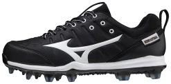 Mizuno Women's 9-Spike Advanced Finch Elite 5 FP Cleats - Black White