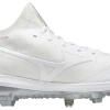 Mizuno Dominant Knit Women's Metal Softball Cleat - White 2 Mizuno Dominant Knit Women's Metal Softball Cleat - White -Rawlings Shop 320655 0000 03