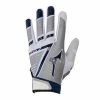 Mizuno F-257 Women's Softball Batting Gloves - White Navy