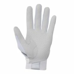 Mizuno F-257 Women's Softball Batting Gloves - White Silver 5 Mizuno F-257 Women's Softball Batting Gloves - White Silver -Rawlings Shop 330391 0073 01