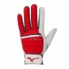 Mizuno B-130 Batting Gloves - Red Charcoal Shadow -Rawlings Shop 330395 1092