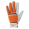 Mizuno B-130 Batting Gloves - Orange Charcoal -Rawlings Shop 330395 2092