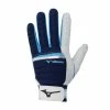 Mizuno B-130 Batting Gloves - Navy Light Blue -Rawlings Shop 330395 5155