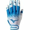 Mizuno Women's Finch Softball Batting Gloves - Royal White -Rawlings Shop 330420 5252