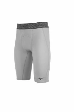 Mizuno Youth Aero Padded Sliding Short - Gray