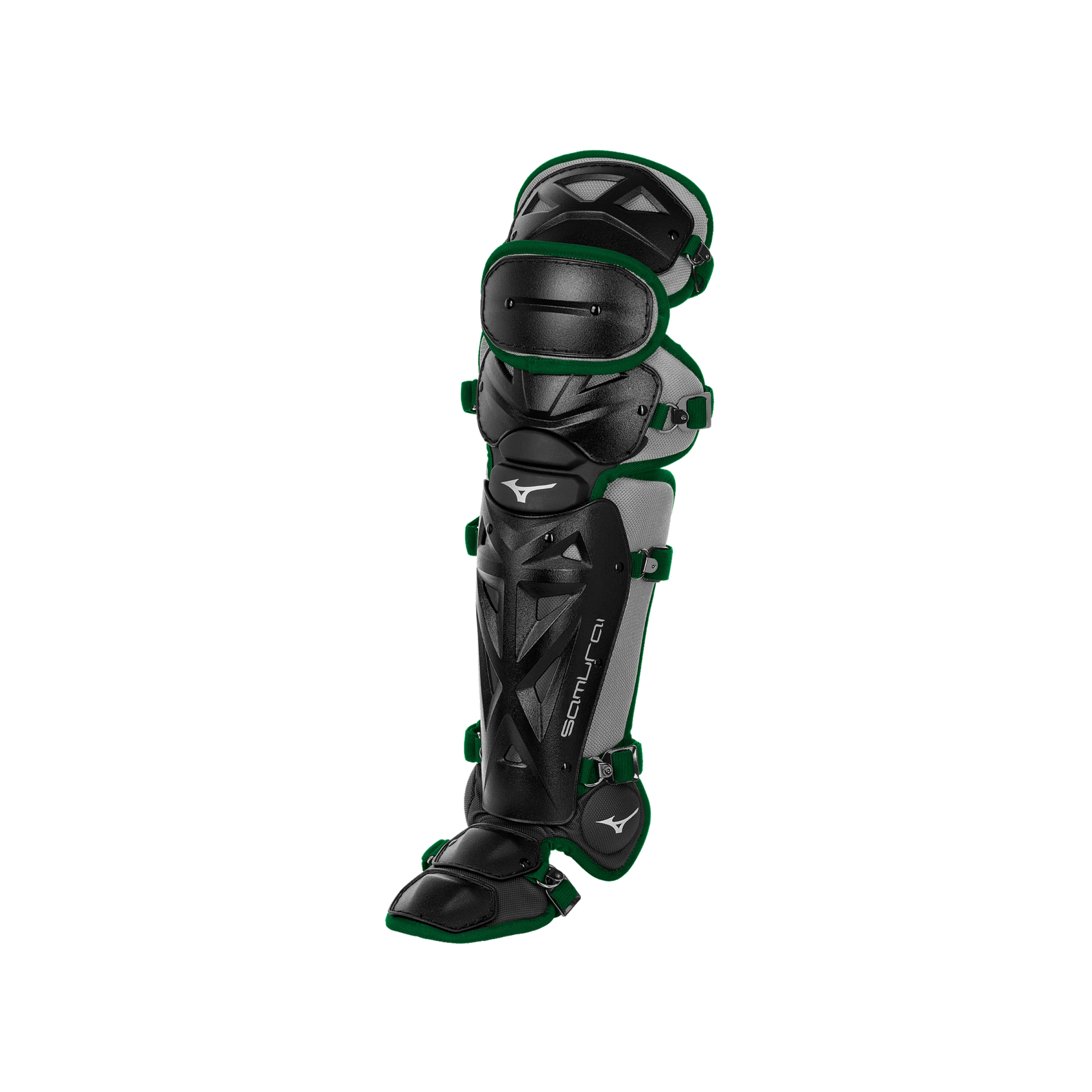 Mizuno Samurai Youth 14 1/2" Shin Guards 380383 - Black Forest 3 Mizuno Samurai Youth 14 1/2" Shin Guards 380383 - Black Forest