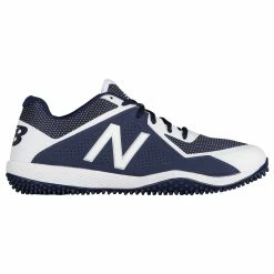 New Balance T4040v4 Turf Synthetic Mesh Shoes - Navy White