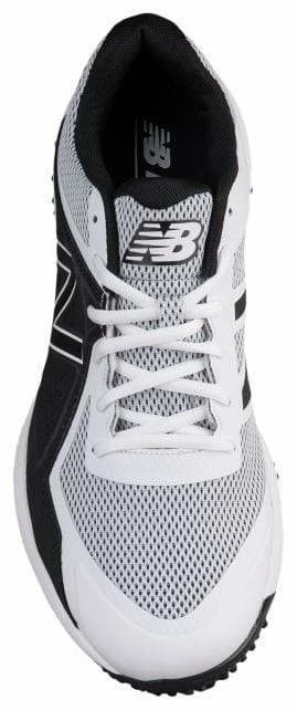 New Balance T4040v4 Turf Synthetic Mesh Shoes - White Black 6 New Balance T4040v4 Turf Synthetic Mesh Shoes - White Black - Image 4