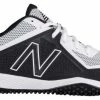 New Balance T4040v4 Turf Synthetic Mesh Shoes - White Black