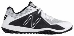 New Balance T4040v4 Turf Synthetic Mesh Shoes - White Black
