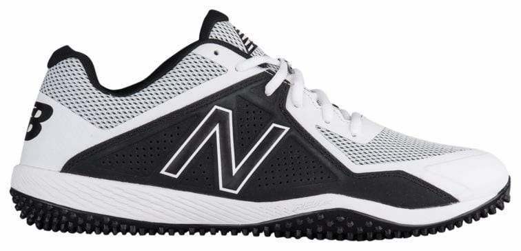 New Balance T4040v4 Turf Synthetic Mesh Shoes - White Black 3 New Balance T4040v4 Turf Synthetic Mesh Shoes - White Black