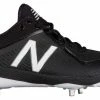 New Balance Pedroia L4040v4 Low Cut Metal Cleat - Black
