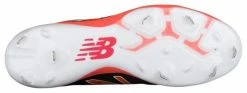 New Balance Pedroia L4040v4 Low Cut Metal Cleat - Black Orange -Rawlings Shop 40401252 bo sc7 14570d67 97cf 414b 832c 68100ed4d785