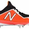 New Balance Pedroia L4040v4 Low Cut Metal Cleat - Black Orange -Rawlings Shop 40401252 fr sc7 24a96c37 62fc 4785 99af 487aa0f4fba7