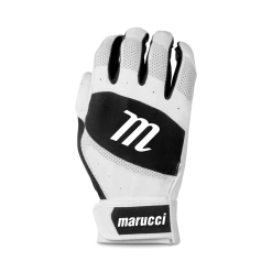 Marucci Badge Coach Pitch T-Ball Batting Glove - White Black