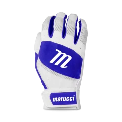 Marucci Badge Coach Pitch T-Ball Batting Glove - White Royal