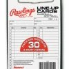 Rawlings System 17 Line-Up Card (30 Each) -Rawlings Shop 745492989159.MAIN
