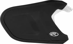 Rawlings Mach Adjustable Helmet Extended Jaw Guard ADJEXT-B7 - Black