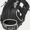 Rawlings 2022 Encore 11.50" Infield Glove EC1150-2B - Black Gray -Rawlings Shop EC1150 2B 2
