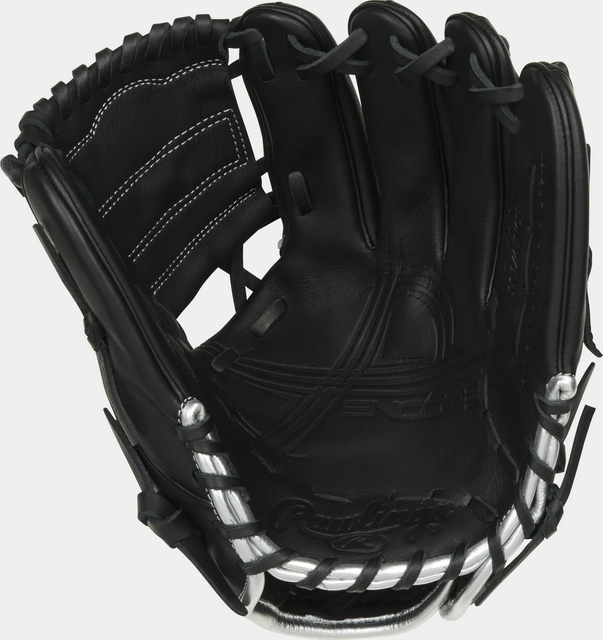 Rawlings 2022 Encore 11.75" Infield/Pitcher'S Glove EC1175-8B - Black Light Gray 4 Rawlings 2022 Encore 11.75" Infield/Pitcher'S Glove EC1175-8B - Black Light Gray - Image 2