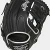 Rawlings 2022 Encore 11.75" Infield/Pitcher'S Glove EC1175-8B - Black Light Gray -Rawlings Shop EC1175 8B 2