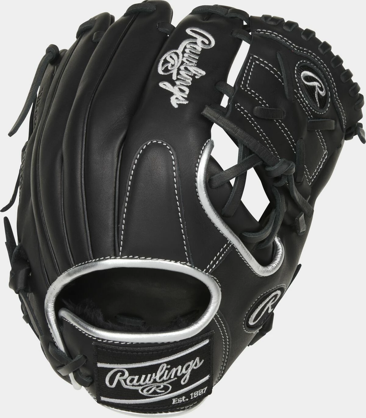 Rawlings 2022 Encore 11.75" Infield/Pitcher'S Glove EC1175-8B - Black Light Gray 3 Rawlings 2022 Encore 11.75" Infield/Pitcher'S Glove EC1175-8B - Black Light Gray