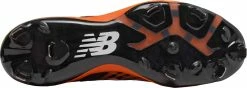 New Balance L4040v5 Low Cut Metal Cleat - Black Orange -Rawlings Shop L4040BO5 BlackOrange SR