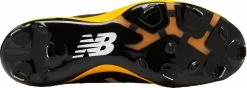 New Balance L4040v5 Low Cut Metal Cleat - Black Yellow -Rawlings Shop L4040BY5 BlackYellow SL