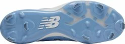 New Balance L4040v5 Low Cut Metal Cleat - Columbia Blue White 8 New Balance L4040v5 Low Cut Metal Cleat - Columbia Blue White -Rawlings Shop L4040SD5 BLUEWHITE SR